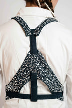 Crystal Studded Denim Harness Belt – Statement Layer | VybTheory
