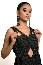 Braided Denim Corset Top – Deconstructed Edit | VybTheory
