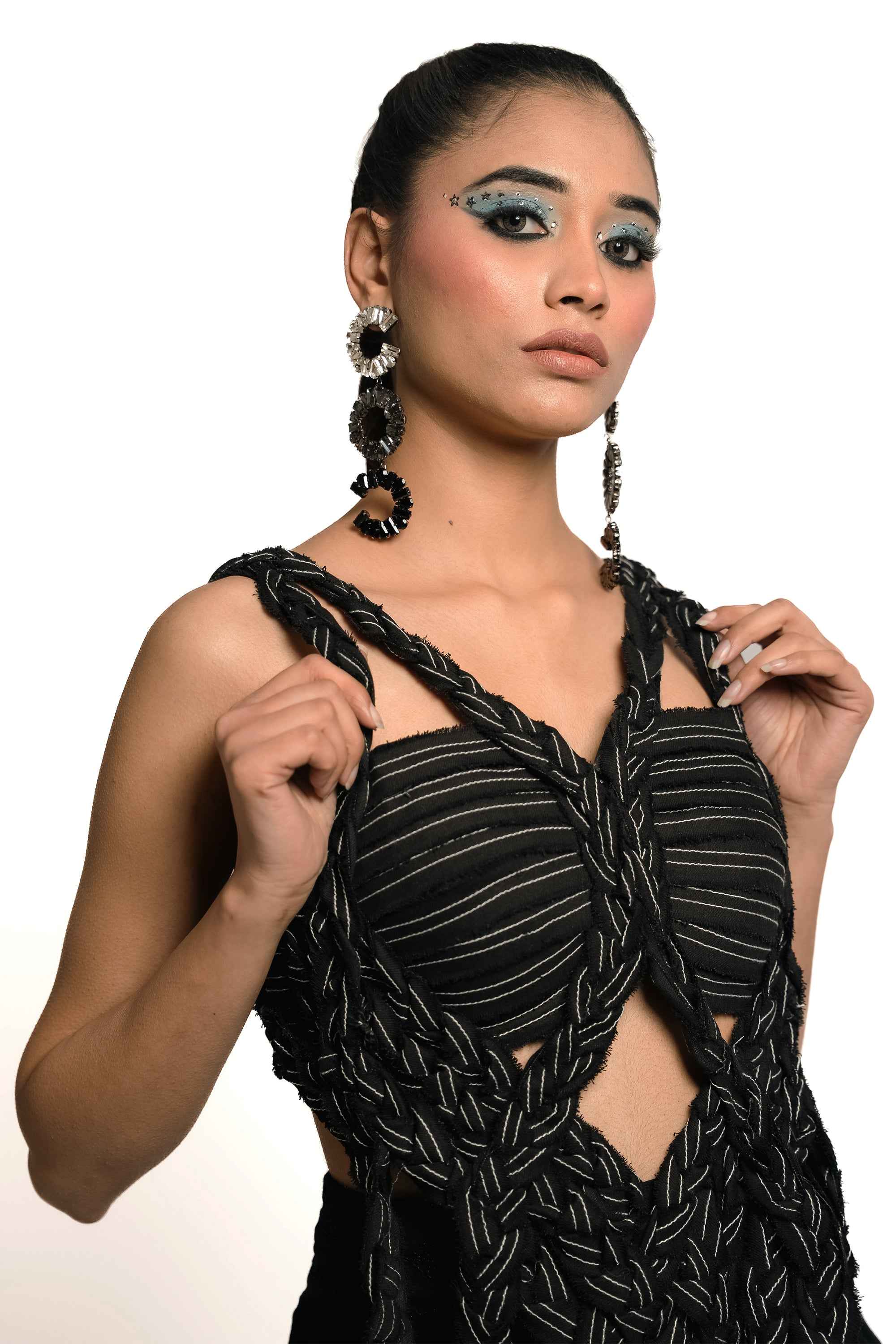 Braided Denim Corset Top – Deconstructed Edit | VybTheory