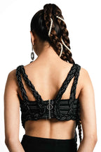 Braided Denim Corset Top – Deconstructed Edit | VybTheory
